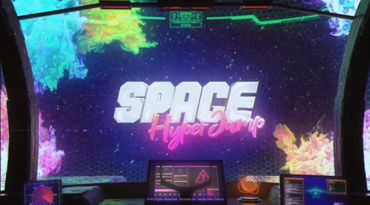 Videohive Space HyperJump Logo