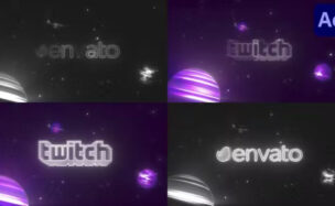 Videohive Space Logo for After Effects