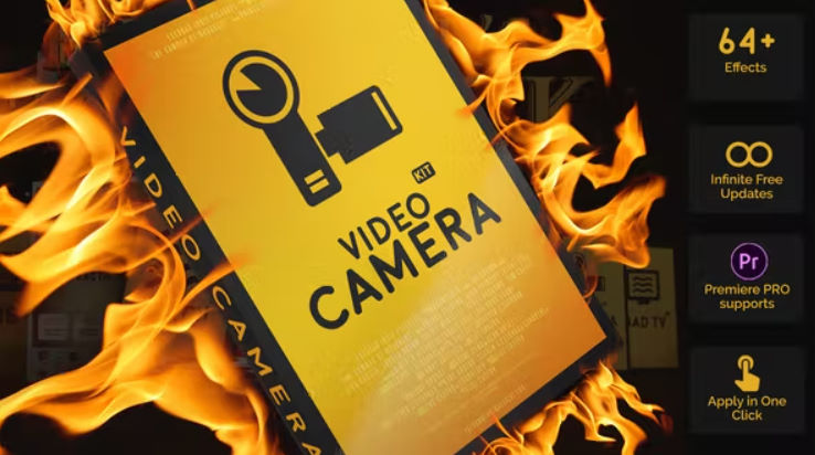 Videohive Video Camera Kit | Big Pack of Camera Presets for After Effects