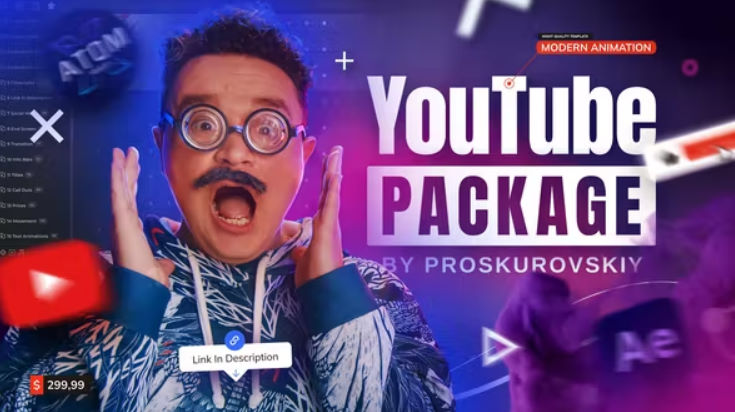 Videohive YouTube Essential Library | After Effects