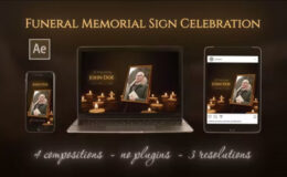 Funeral Memorial Sign Celebration Videohive