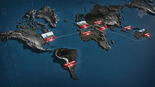 Videohive 3D World Map