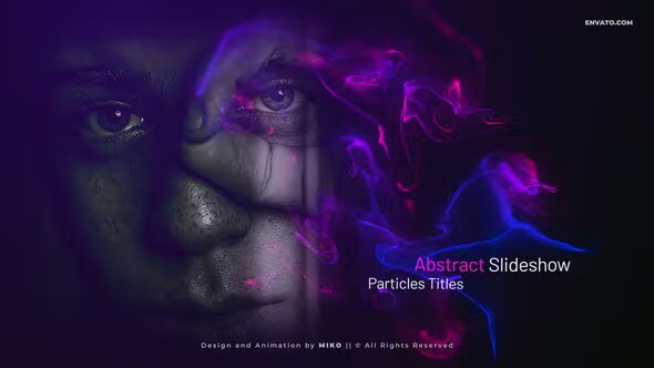 Videohive Abstract Particles Slideshow