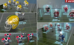 Videohive American Football Lineup