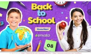 Videohive Back to School Student Blog