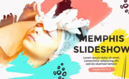 Download Colorful Memphis Slideshow Videohive
