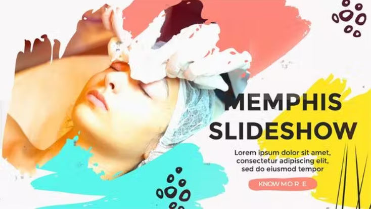 Download Colorful Memphis Slideshow Videohive