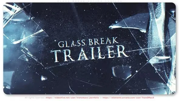 Videohive Glass Break Action Trailer