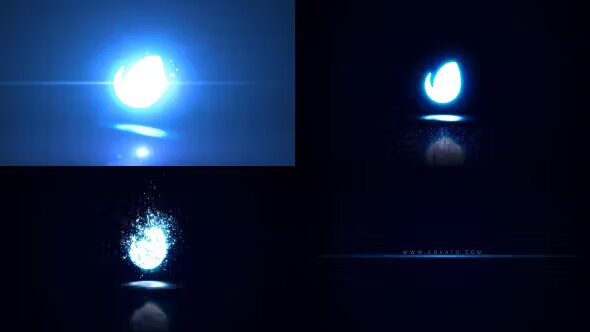 Videohive Glowing Particle Logo Reveal 21