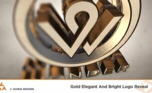 Videohive Gold Elegant And Bright Logo Reveal
