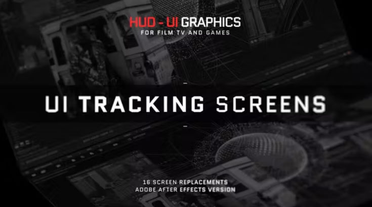 Videohive HUD – UI Tracking Screens