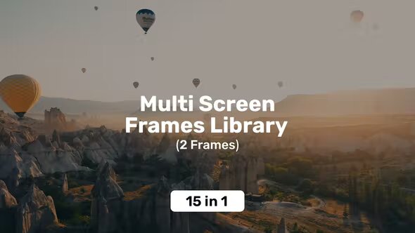 Videohive Multi Screen Frames Library – 2 Frames
