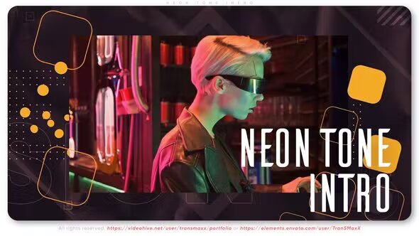Videohive Neon Tone Intro