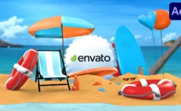 Videohive Summer 3D Logo Reveal | After Effects