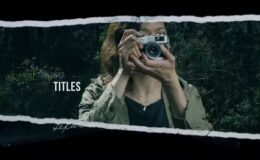 Videohive Torn Paper Film Titles