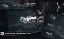 Videohive 20 Christmas Titles & Lower Thirds \ AE