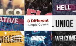 Videohive 8 Different Simple Covers