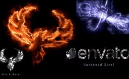 Videohive Fire And Metal Logo