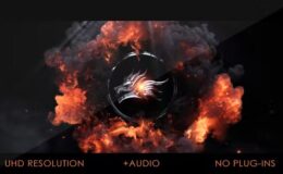 Videohive Fire Dragon Logo Intro