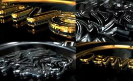 Videohive Gold And Silver Glossy Logo