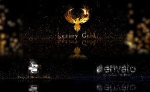 Videohive Gold Metal And Particles