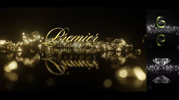 Videohive Gold Silver Shine And Logo Reveal