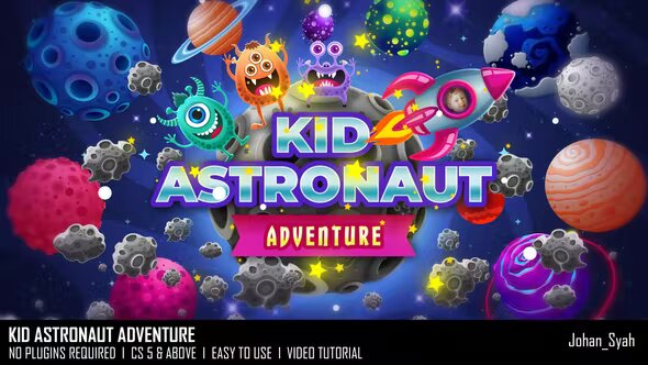 Videohive Kid Astronaut Adventure