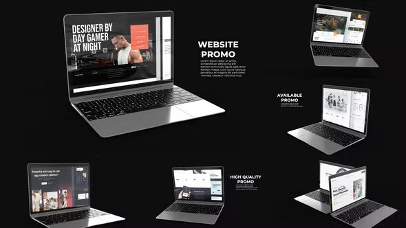 Videohive Laptop Website Promo