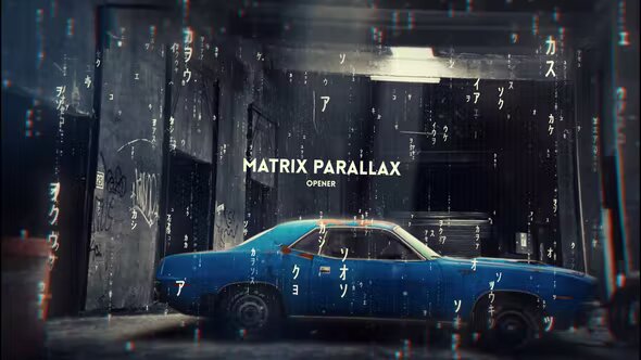 Videohive Matrix Parallax Opener