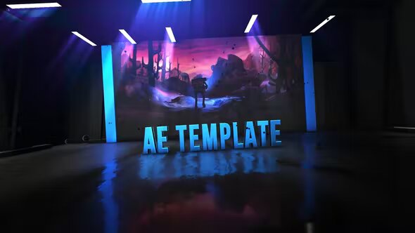 Videohive Showroom Element 3D Title