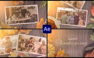 Videohive Thanksgiving Day Slideshow Opener for After Effects