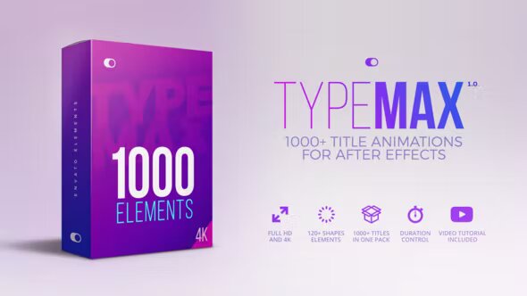 Videohive TypeMax | 1000 Titles and Lower Thirds