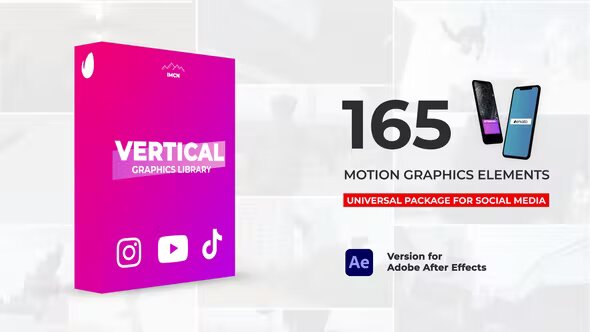 Videohive Vertical Graphics Pack