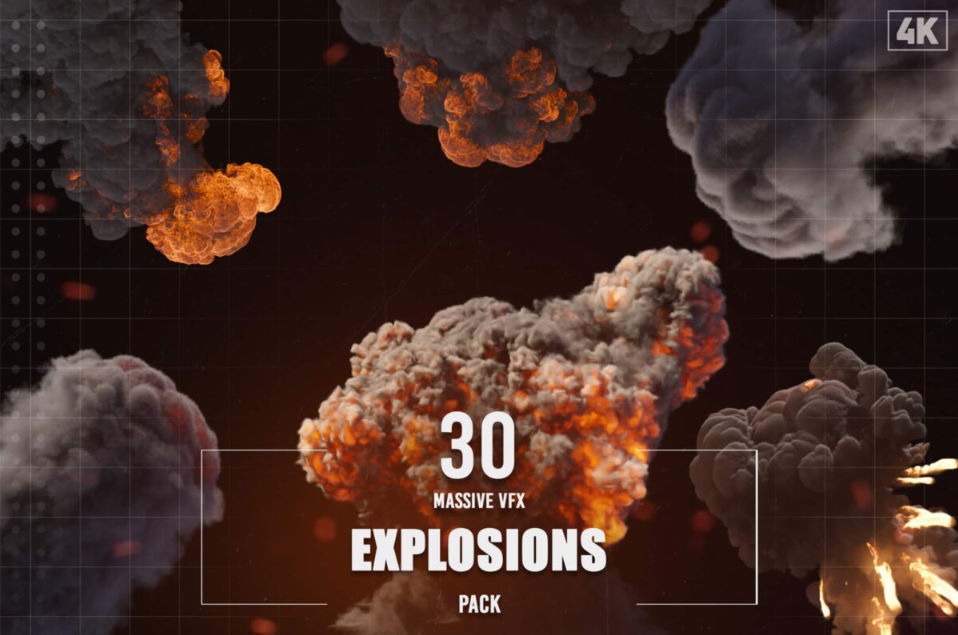30 Massive VFX Explosions - Eldamar Studio preview