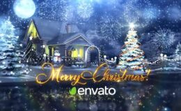 Videohive Christmas Gold Wishes