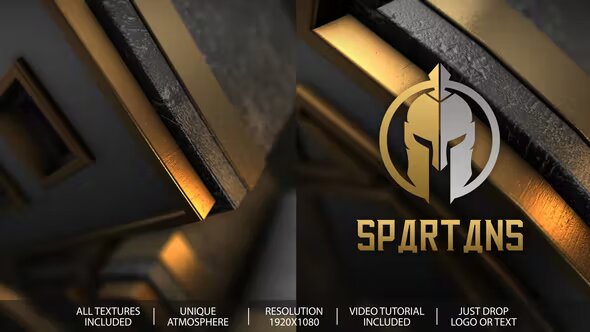 Videohive Epic Power And Elegant Gold Logo Reveal