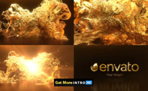 Videohive Gold Dust Explosion Logo