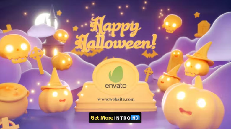 Videohive Halloween Countdown Logo Reveal