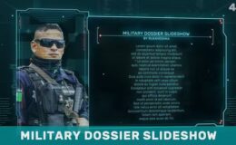 Videohive Military Dossier Slideshow