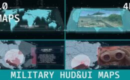 Videohive Military HUD UI Maps