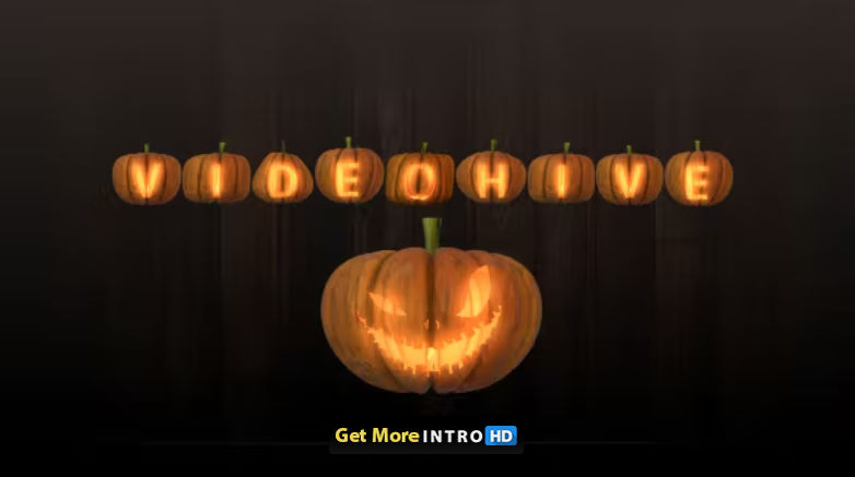 Videohive Pumpkin Letters Text Pack