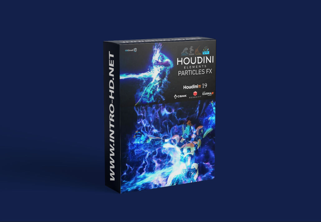 CGCircuit Houdini Elements – Particles FX preview