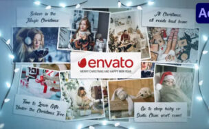 Videohive Christmas Cards Slideshow for After Effects