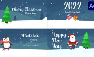 Videohive Christmas Greetings Scenes | After Effects