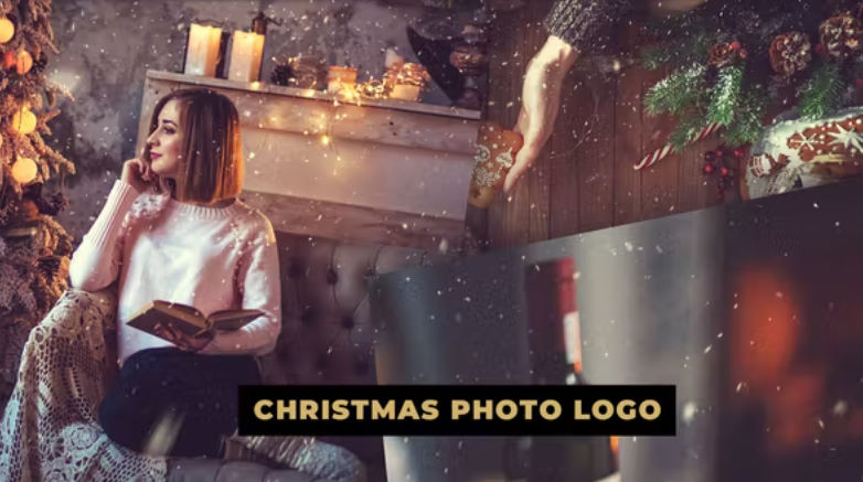Videohive Christmas Photo Logo 41845756