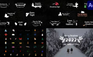 Videohive Christmas Titles And Animated Icons for After Effects