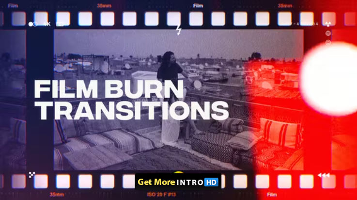 Videohive Film Burn Transitions