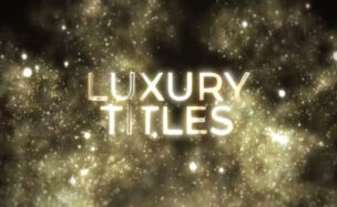 Videohive Luxury Magic Gold TItles