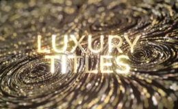 Videohive Modern Luxury Waves Titles
