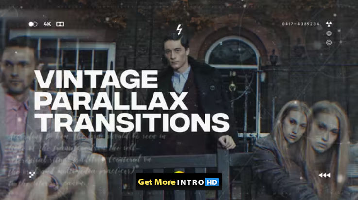 Videohive Parallax Vintage Transitions